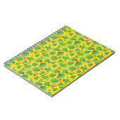 Cactus Me Außenbereich (Gelb) - Notebook Notizblock (Linke Seite)