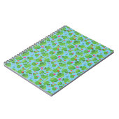 Cactus Me Outside (blau) - Notebook Notizblock (Linke Seite)