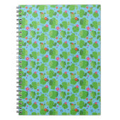 Cactus Me Outside (blau) - Notebook Notizblock (Vorderseite)