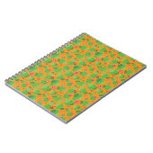 Cactus Me Outside (Orange) - Notebook Notizblock (Linke Seite)