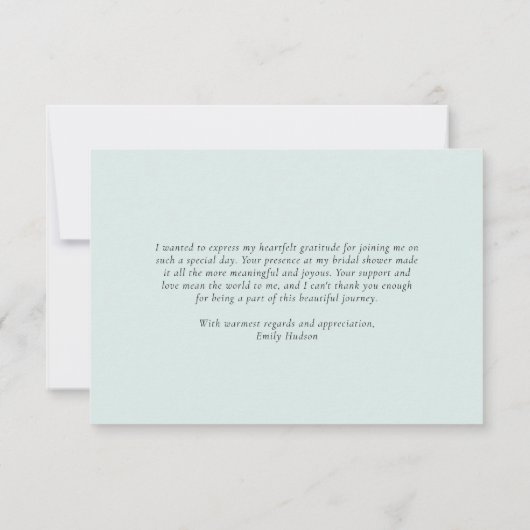 Cactus Mexican Fiesta Brautparty Dankeskarte (Rückseite)