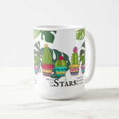 CACTUS MIT QUOTEN UND GROSSEN BLÄTTER KAFFEETASSE (VorderseiteRechts)