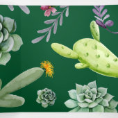 Cactus Muster 3 Dreifach Gefaltete Urlaubskarte (Innenseite Mitte)