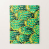 Cactus Muster 3 Easy Brain Art Puzzle Foto Puzzle (Vertikal)