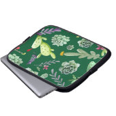 Cactus Muster 3 Laptopschutzhülle (Vorne Knopf)