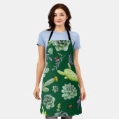 Cactus Muster 3 Schürze (Getragen)