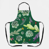 Cactus Muster 3 Schürze (Vorderseite)