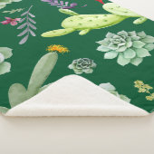 Cactus Muster 3 Sherpadecke (3/4)