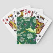 Cactus Muster 3 Spielkarten (Rückseite)