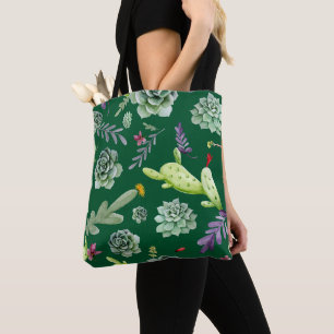 Cactus Muster 3 Tasche