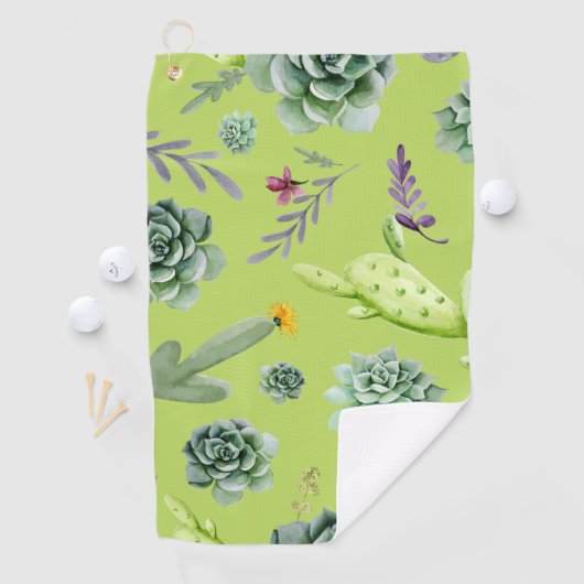 Cactus Muster 6 Golfhandtuch (Insitu)