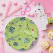 Cactus Muster 6 Pappteller (Party)