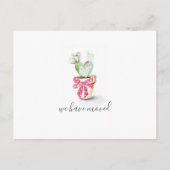 Cactus New Zuhause Holiday Moving Announcemet Postkarte (Vorderseite)