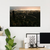 Cactus Night Lights Poster (Heimbüro)