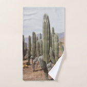 Cactus Oasis #1 #wall #decor #art Badhandtuch Set (Handtuch)