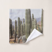 Cactus Oasis #1 #wall #decor #art Badhandtuch Set (Waschlappen)