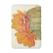 Cactus Orange Blossoms Badematte (Vorderseite Vertikal)