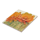 Cactus Orange Blossoms Fliese (Seite)