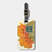 Cactus Orange Blossoms Gepäckanhänger (Vorderseite vertikal)