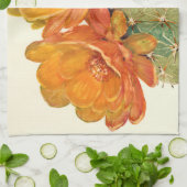 Cactus Orange Blossoms Küchentuch (Gefaltet)