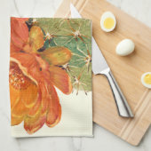 Cactus Orange Blossoms Küchentuch (Viertel Falte)