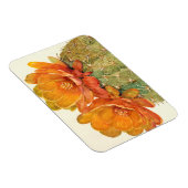 Cactus Orange Blossoms Magnet (Rechte Seite)