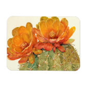 Cactus Orange Blossoms Magnet (Horizontal)