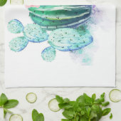 Cactus Painted Geschirrtuch (Gefaltet)