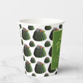 Cactus Paper Cups - Optionale Personalisierung Pappbecher (Vorderseite)