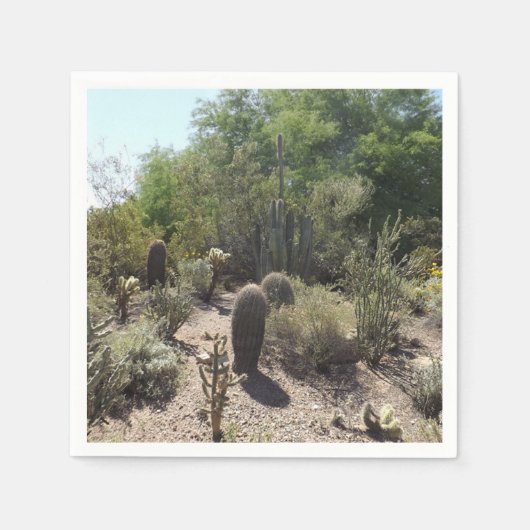 Cactus Paper Napkin Serviette (Vorderseite)