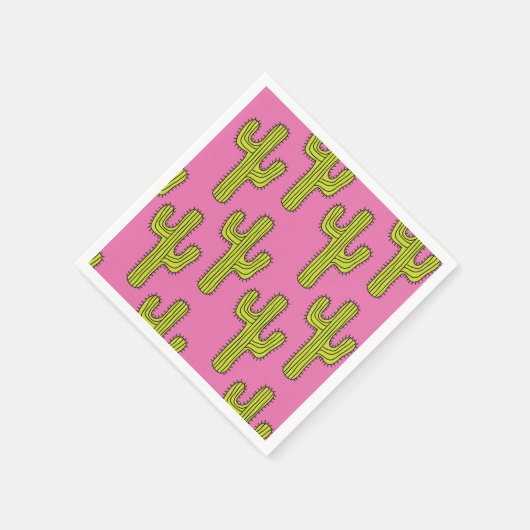 Cactus Paper Napkin Serviette (Ecke)