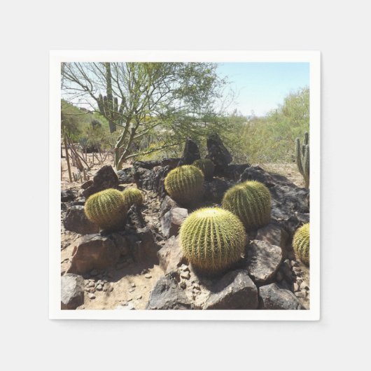 Cactus Paper Napkin Serviette (Vorderseite)