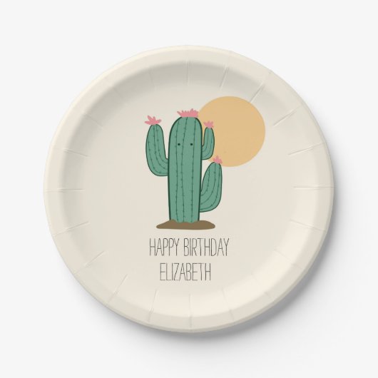 Cactus Paper Teller im Südwesten Geburtstag (Vorderseite)