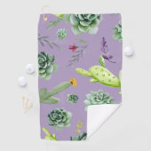 Cactus Pattern 7 Golfhandtuch (Insitu)