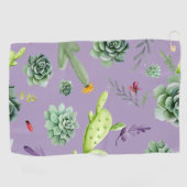 Cactus Pattern 7 Golfhandtuch (Horizontal)