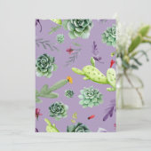 Cactus Pattern 7 Karte (Stehend Vorderseite)