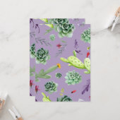 Cactus Pattern 7 Karte (Vorderseite/Rückseite Beispiel)