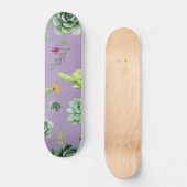 Cactus Pattern 7 Skateboard (Vorderseite)