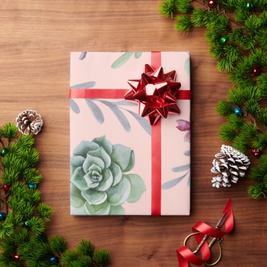 Cactus Pattern 8 Geschenkpapier (Feiertagsgeschenk)