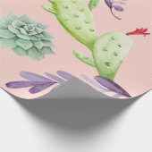 Cactus Pattern 8 Geschenkpapier (Ecke)