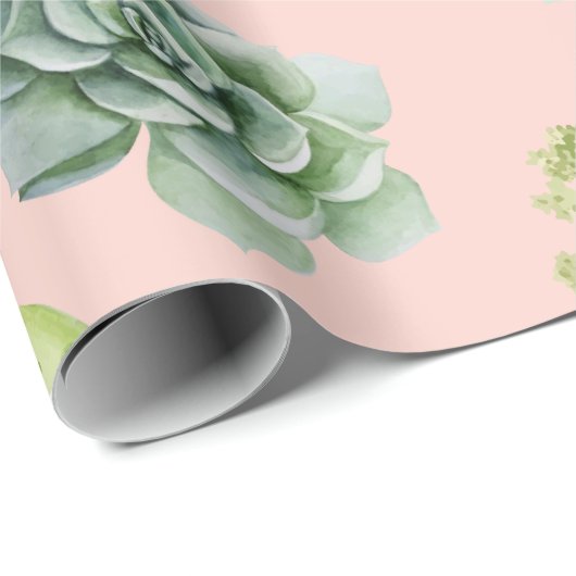 Cactus Pattern 8 Geschenkpapier (Rolleneckpunkt)