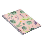 Cactus Pattern 8 Notizblock (Rechte Seite)