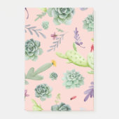 Cactus Pattern 8 Post-it Klebezettel (Vorderseite)