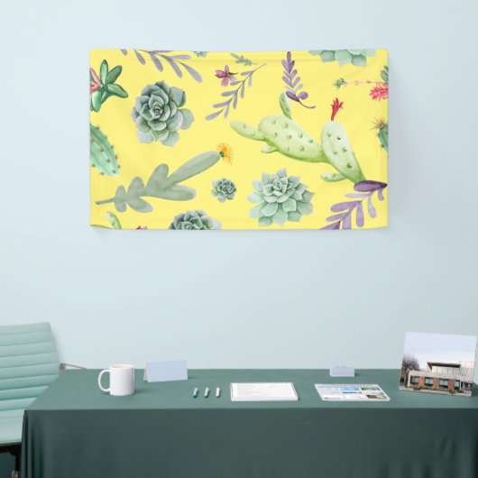 Cactus Pattern 9 Banner (Messeveranstaltung)