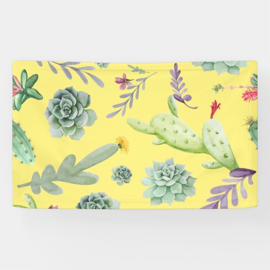 Cactus Pattern 9 Banner (Horizontal)