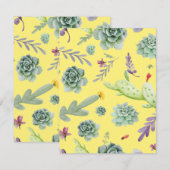 Cactus Pattern 9 Mitteilungskarte (Vorne/Hinten)