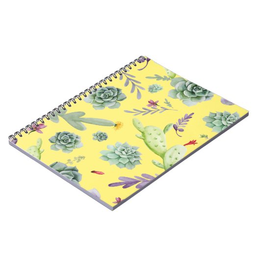 Cactus Pattern 9 Notizblock (Linke Seite)