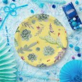 Cactus Pattern 9 Pappteller (Party)