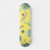 Cactus Pattern 9 Skateboard (Vorne)