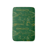 Cactus Pattern Badematte (Vorderseite Vertikal)